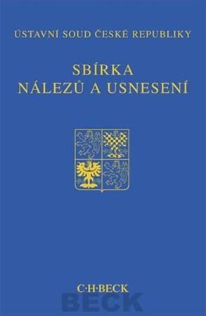 Sbírka nálezů a usnesení ÚS ČR, sv. 65