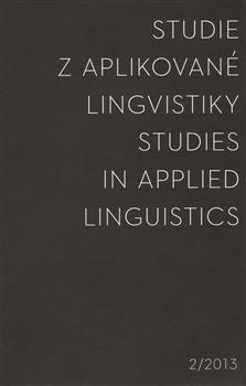 Studie z aplikované lingvistiky 2013 2