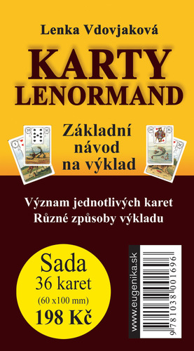Karty Lenormand + brožúrka - Lenka Vdovjaková