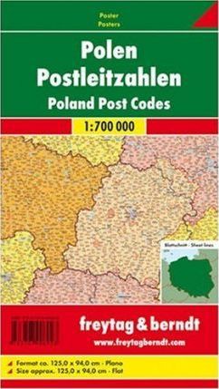Poľsko - nást. mapa 1:700 000 PSČ
