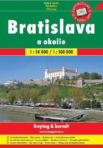 Bratislava + okolie / zošit A5 1:14T/1:100T