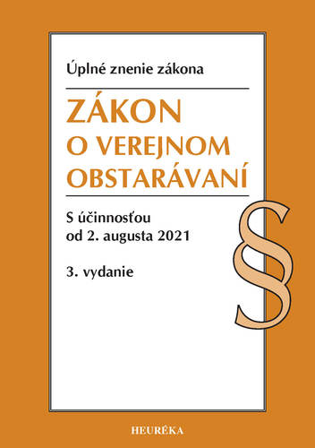 Zákon o verejnom obstarávaní Úzz, 3. vydanie, 7/2021