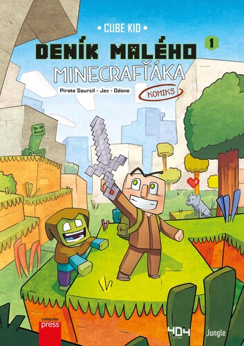 Deník malého Minecrafťáka: komiks, 2. vydání - Cube Kid,Martin Herodek
