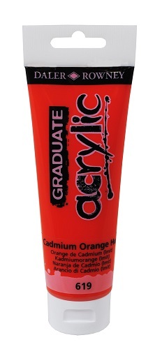 Daler-Rowney D&R Graduate akrylová farba Cadmium Orange Hue 120 ml