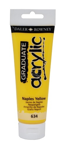 Daler-Rowney D&R Graduate akrylová farba Naples Yellow 120 ml