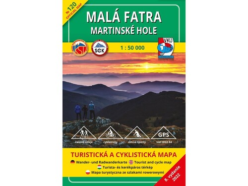 Malá Fatra - Martinské hole TM 120 8. vydanie, 2022