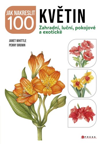 Jak nakreslit 100 květin: Zahradní, luční, pokojové a exotické - Janet Whittle,Penny Brown,Marie Dupalová