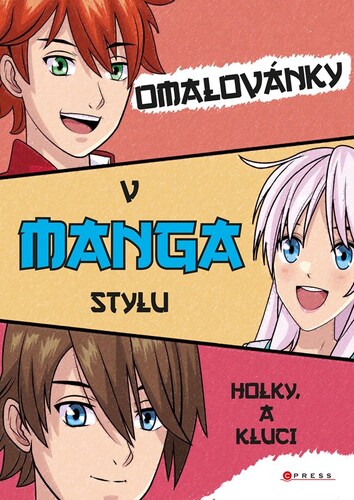 Omalovánky v manga stylu: Holky a kluci