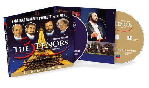 Pavarotti/Domingo/Carreras - The Three Tenors Paris \'98 (25th Anniversary Edition) CD+DVD