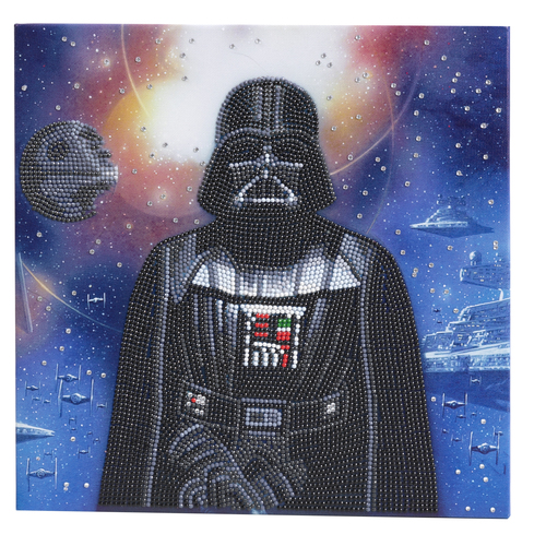 Craft Buddy Obraz Darth Vader Star Wars (30x30 cm) vykladanie z diamantov