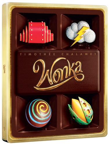 Wonka 2BD (UHD+BD) - steelbook - motiv Chocolate
