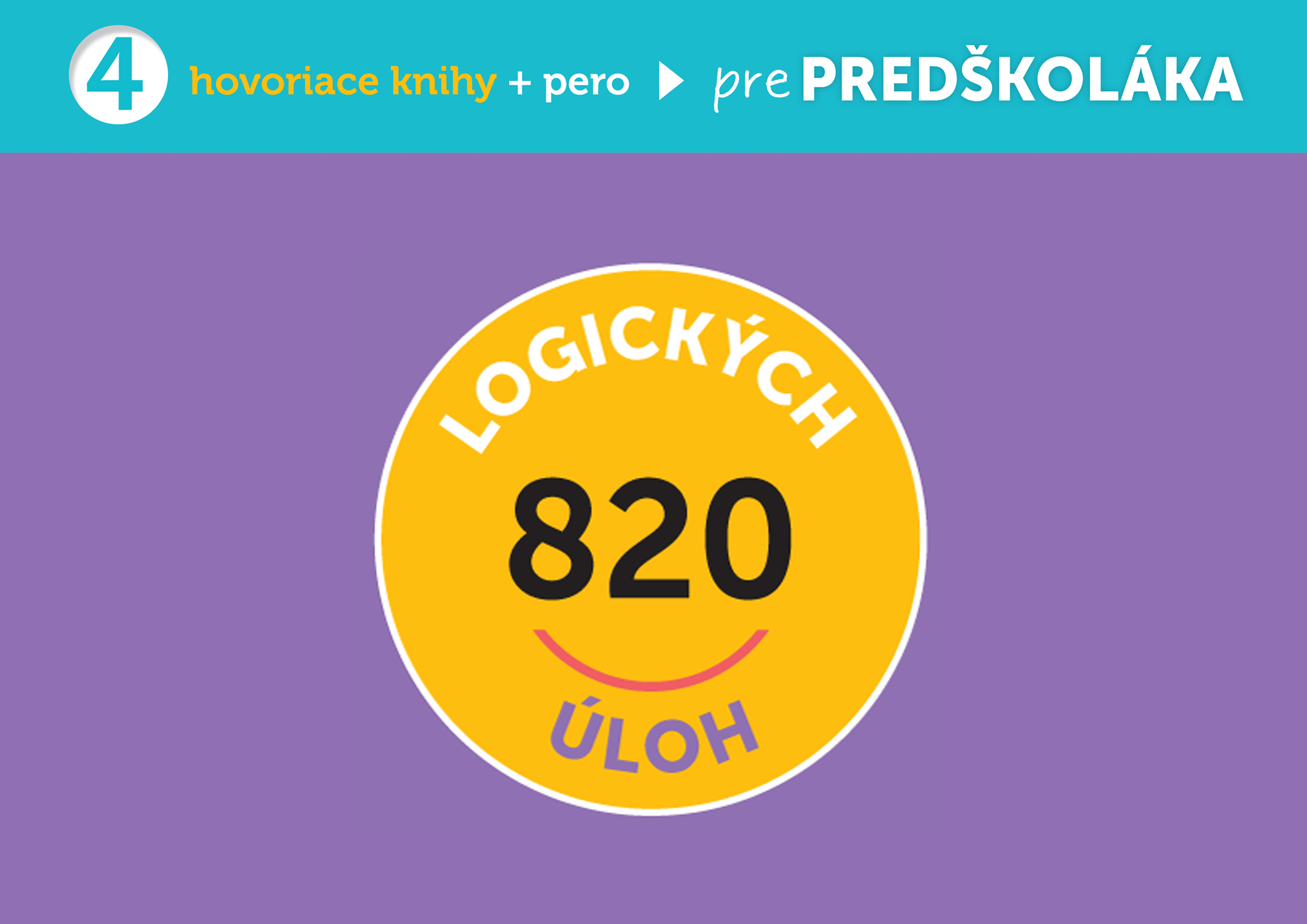 Geniuso: Balíček pre predškoláka (4 hovoriace knihy + pero)
