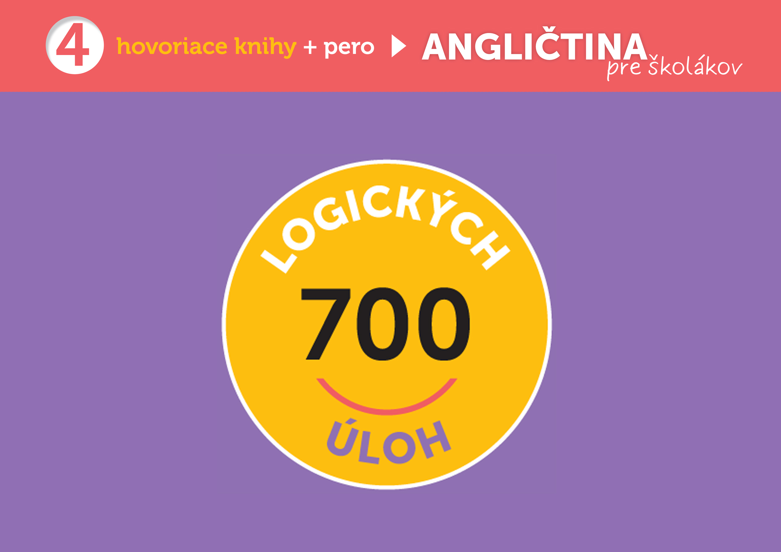 Geniuso: Balíček angličtiny pre školáka (4 hovoriace knihy + pero)