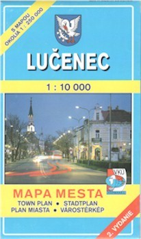 Lučenec 1:10 000 Mapa mesta