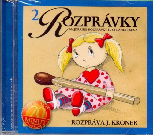 Rozprávka - Najkrajšie rozprávky H.CH.Andersena 02 (J.Króner)   CD