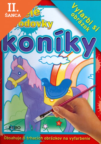 Lacná kniha Veselé vodovky - Koníky
