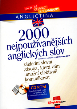 2000 nejpoužívanějších anglických slov + verze 1 CD v MP3 formátu