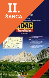 Lacná kniha Alpy Severní Itálie 1: 300 000