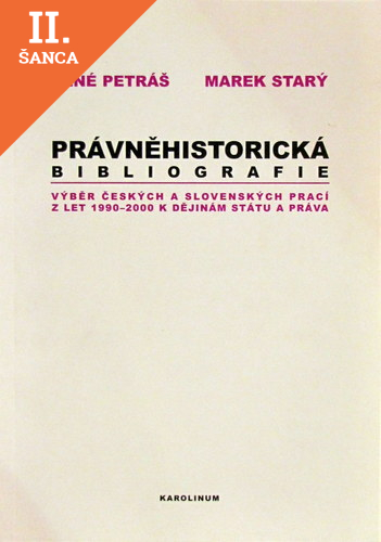 Lacná kniha Právněhistorická bibliografie