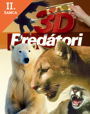 Lacná kniha 3D Predátori