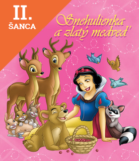 Lacná kniha Snehulienka a zlatý medveď - Disney Princezné