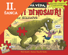 Lacná kniha Děsivá věda - Děsiví dinosauři v knize skládaček