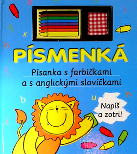 Písmenká - Písanka s farbičkami a s anglickými slovíčkami