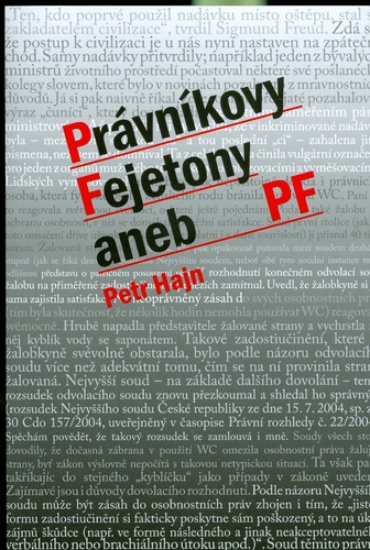 Právníkovy fejetony aneb PF