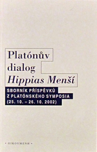 Kniha Platónův dialog Hippias Menší