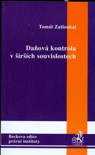 Daňová kontrola v širších souvislostech