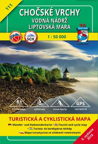 Chočské vrchy - Vodná nádrž Liptovská Mara - TM 111 - 1: 50 000