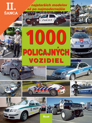 Lacná kniha 1000 policajných vozidiel