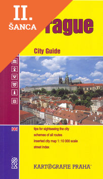 Lacná kniha Prague City Guide 1:10 000