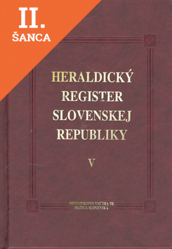 Lacná kniha Heraldický register SR V