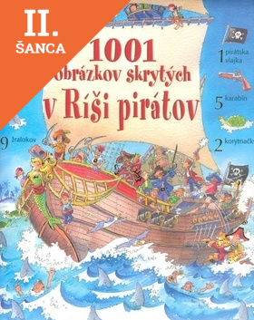 Lacná kniha 1001 obrázkov skrytých v Ríši pirátov