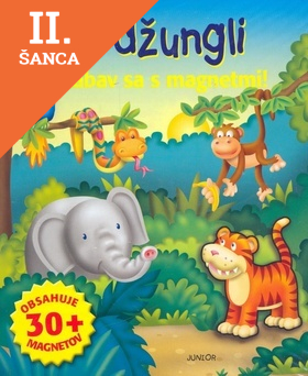 Lacná kniha V džungli - Zabav sa s magnetmi!