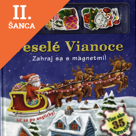 Lacná kniha Veselé Vianoce - Zahraj sa s magnetmi!
