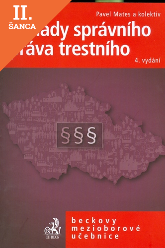 Lacná kniha Základy správního práva trestního