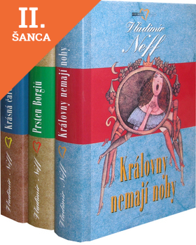 Lacná kniha Komplet - Krásna čarodějka, Prsten Borgiů, Královny nemají rohy