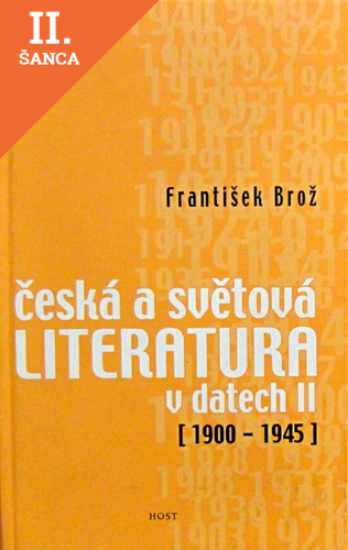 Lacná kniha Česká a světová literatura v datech II. (1900-1945)