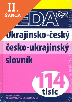 Lacná kniha Ukrajinsko- český česko- ukrajinský slovník - 114 tisíc