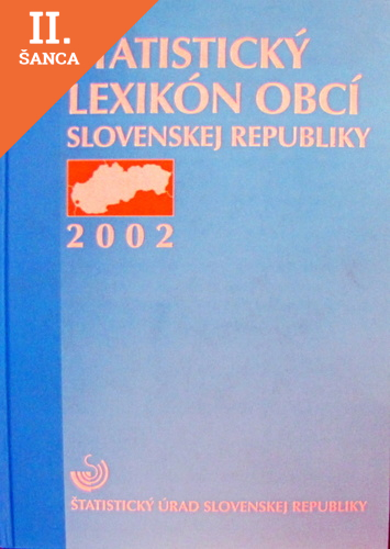 Lacná kniha Štatistický lexikón obcí SR 2002