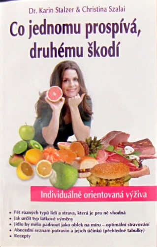 Kniha Co jednomu prospívá, druhému škodí