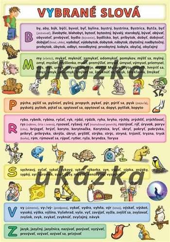 Kniha Vybrané slová
