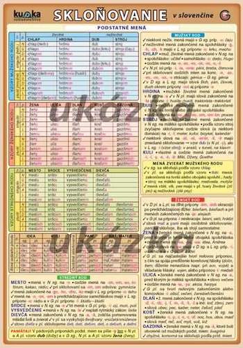 Kniha Skloňovanie v slovenčine