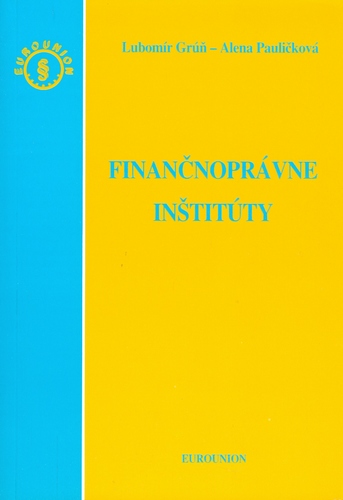 Finančnoprávne inštitúty