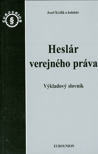 Kniha Heslár verejného práva - Jozef Králik