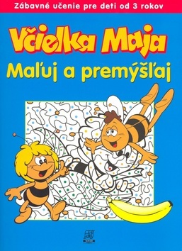 Včielka Maja Maľuj a premýšľaj