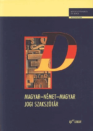 Magyar-német-magyar jogi szakszótár