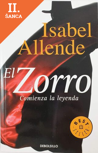 Lacná kniha El Zorro